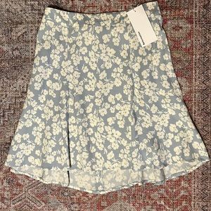 NWT Reformation Flounce Skirt in “Sofie” Size 0